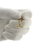 Image 10 of 18 carat gold pendant of the letter L