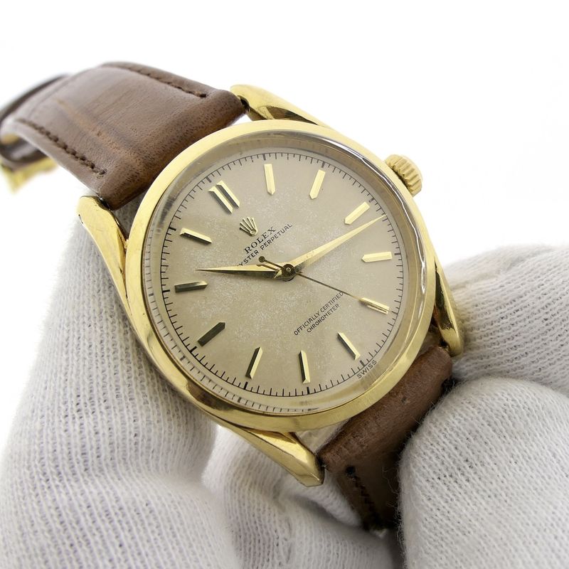 Image 9 of Rolex Oyster Perpetual 6290; Vintage 18k automatic watch from 1955