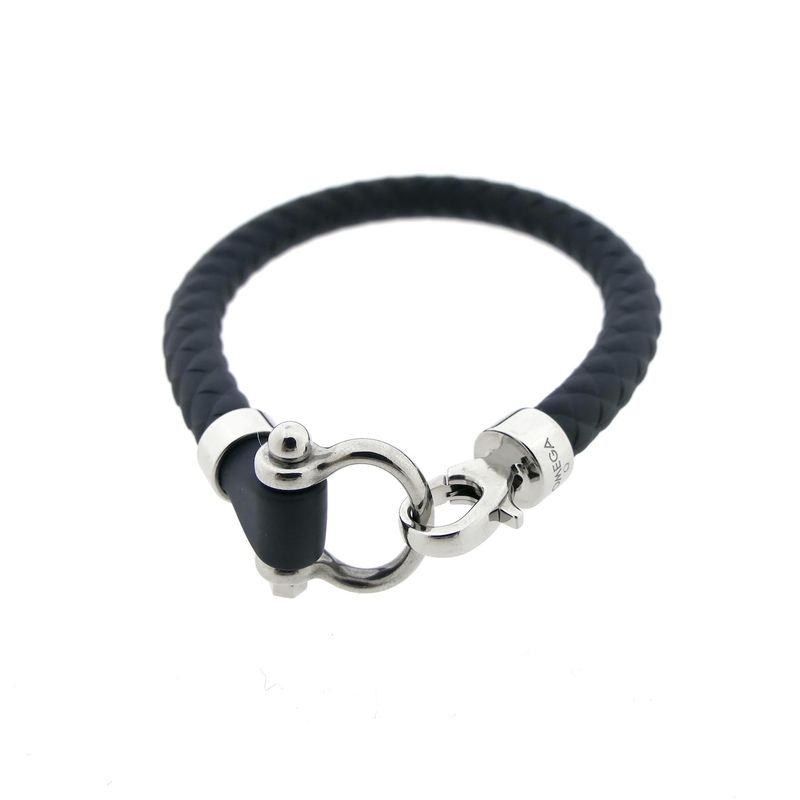 Image 4 of Omega Accessories; Sailing Bracelet; Blue; Rubber; (L) 21cm