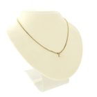 Image 5 of Gold minimalist pendant with diamond | 0.11 ct.