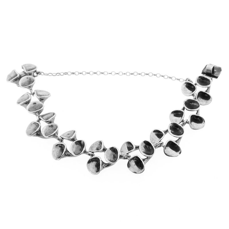 Image 8 of Vintage silver link bracelet; Hannu Ikonen | 18 cm