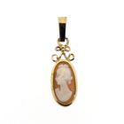 Image 1 of Gold pendant with cameo | Vintage