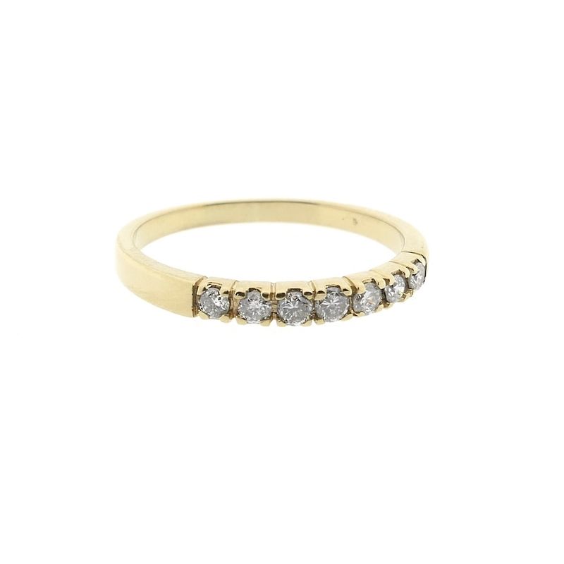 Image 4 of Gold ring with diamond | Approx. 0.28 ct.