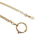 Image 2 of Vintage gold watch chain; Chatelaine (for a pocket watch) | 28 cm