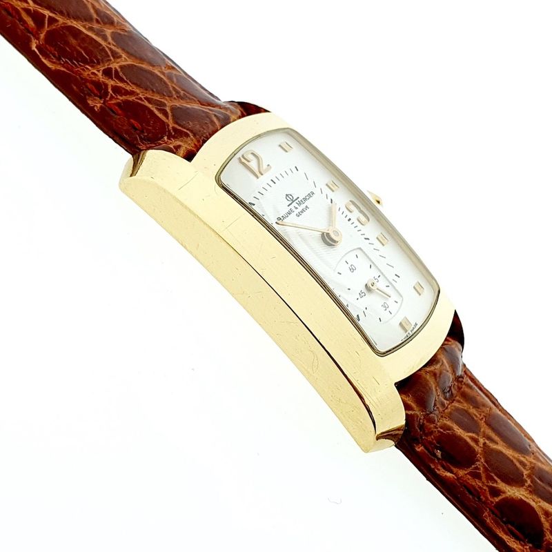 Image 9 of Baume Mercier Hampton; 18k gold watch
