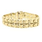 Image 3 of Gold wide fantasy link bracelet