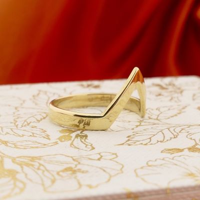 Image 2 of Golden abstract fantasy ring