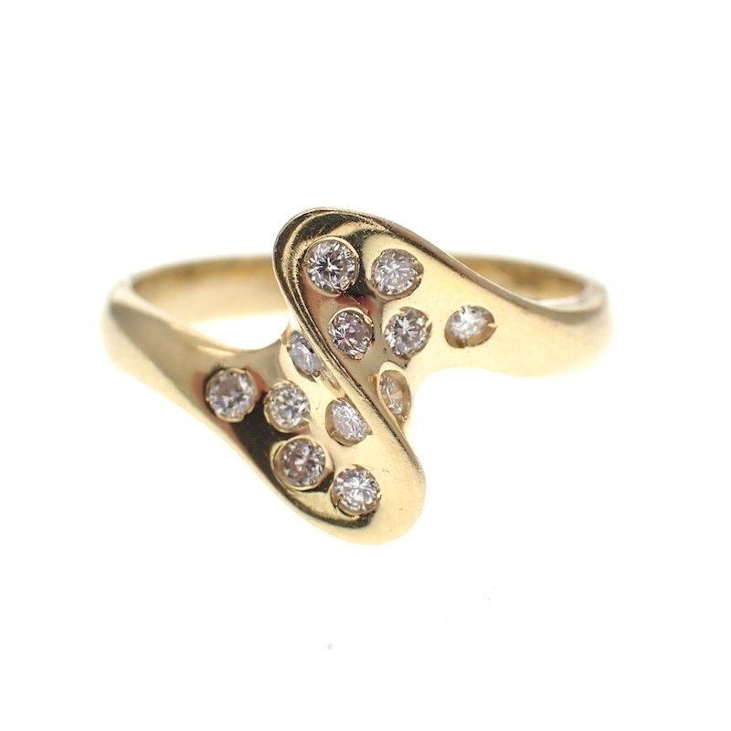 Image 3 of 18K Gold ring with diamonds | 0.30 ct.