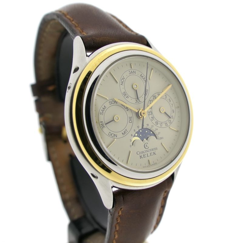Image 3 of Chronoswiss Kelek; Automatic vintage moonphase/calendar movement