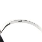 Afbeelding 8 van Witgouden ring met diamanten; 0,06 ct.