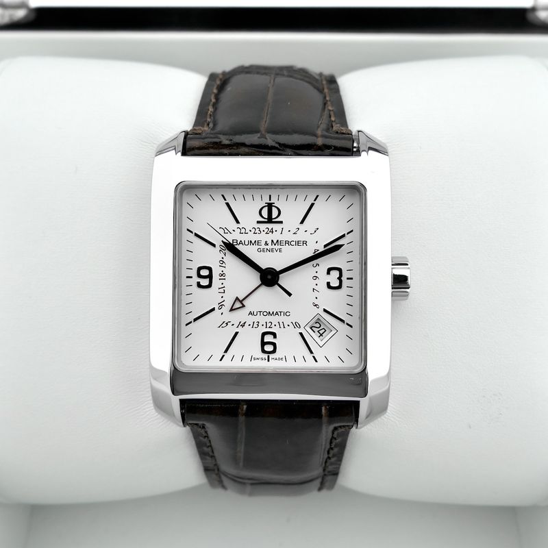 Image 11 of Baume & Mercier 'Hampton Square Dual Time' 65561; Automatic men's watch with GMT