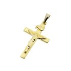 Image 9 of Gold pendant of a cross with corpus | INRI