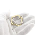 Afbeelding 9 van Bicolor gouden broche met diamanten; 0,06 ct. 