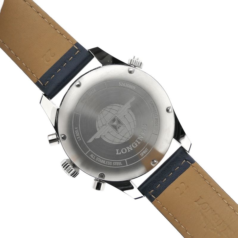 Image 13 of Longines Spirit Chronometer Chronograph L3.820.4; Automatic men's watch