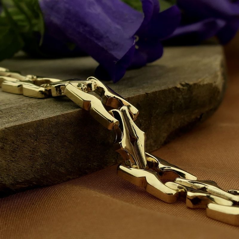Image 9 of Golden fantasy link bracelet