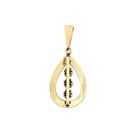 Afbeelding 3 van Gouden hanger met diamanten; 0,30 ct.