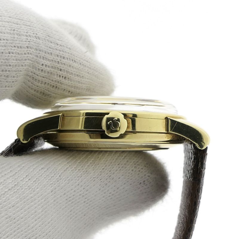 Image 6 of Omega Seamaster Calendar Automatic 2849SC; Vintage 14k gold watch