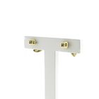 Image 5 of Gold interwoven stud earrings