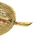 Image 5 of 18 ct. Gold feather brooch with red coral | Vintage