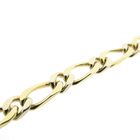 Image 4 of Two-tone gold gourmet link bracelet | 18.5 cm