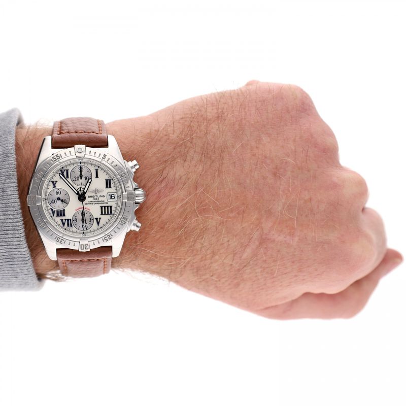 Image 13 of Breitling Chrono Cockpit A13358; Automatic Men's Watch
