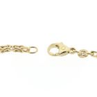 Image 6 of Gold square king's link bracelet | 21.5 cm