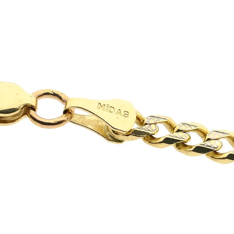 Image 4 of Midas Gold Gourmet Link Necklace; 14 Karat; 47.5 cm