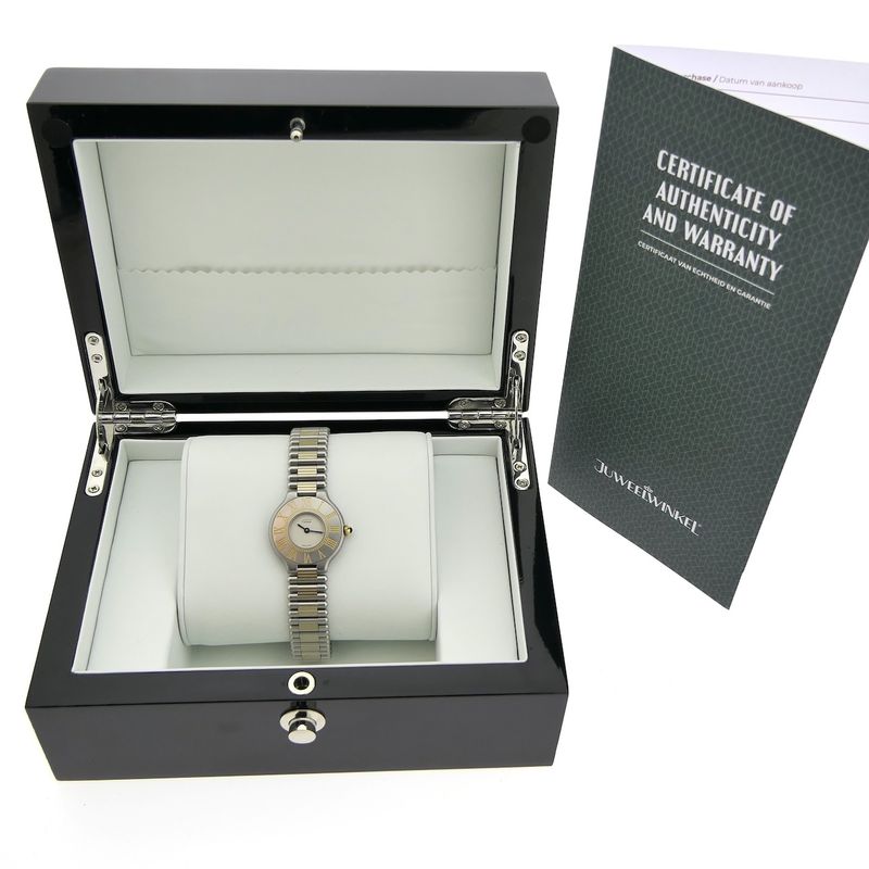 Image 4 of Cartier 'Must de Cartier 21' 9010; Bicolor ladies watch