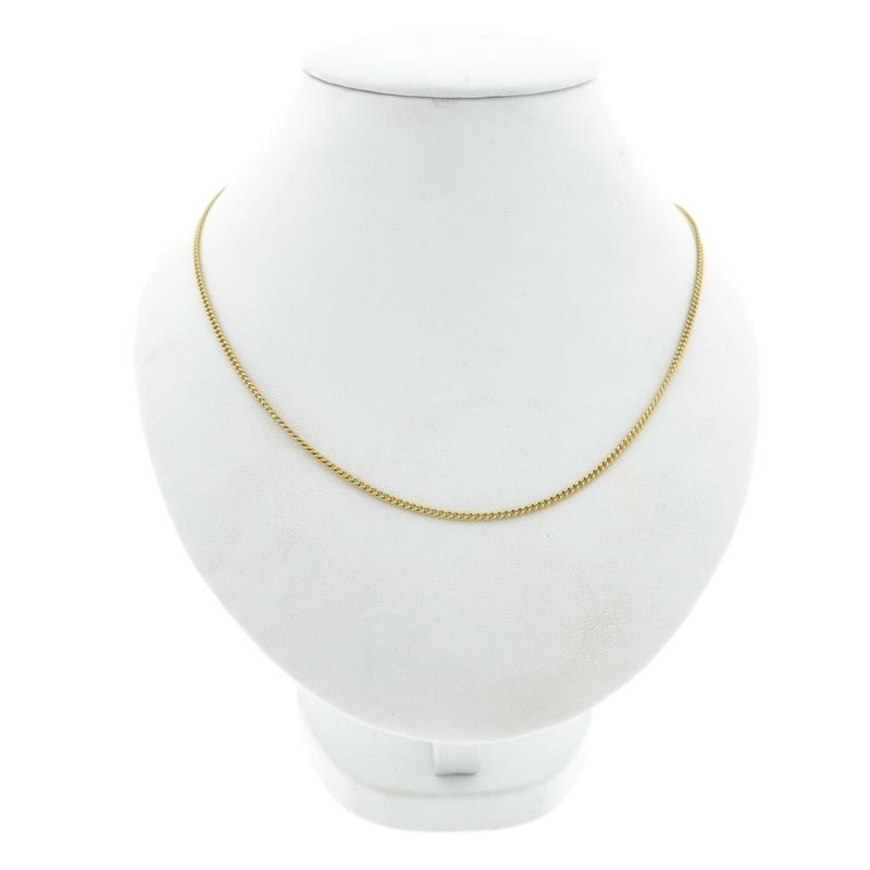 Image 6 of Gold thin gourmet link chain