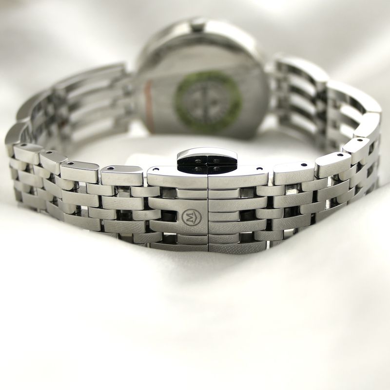 Image 13 of Movado Esperanza; Women's watch with diamonds and Bleu 'Mother of Pearl' dial; 0607231