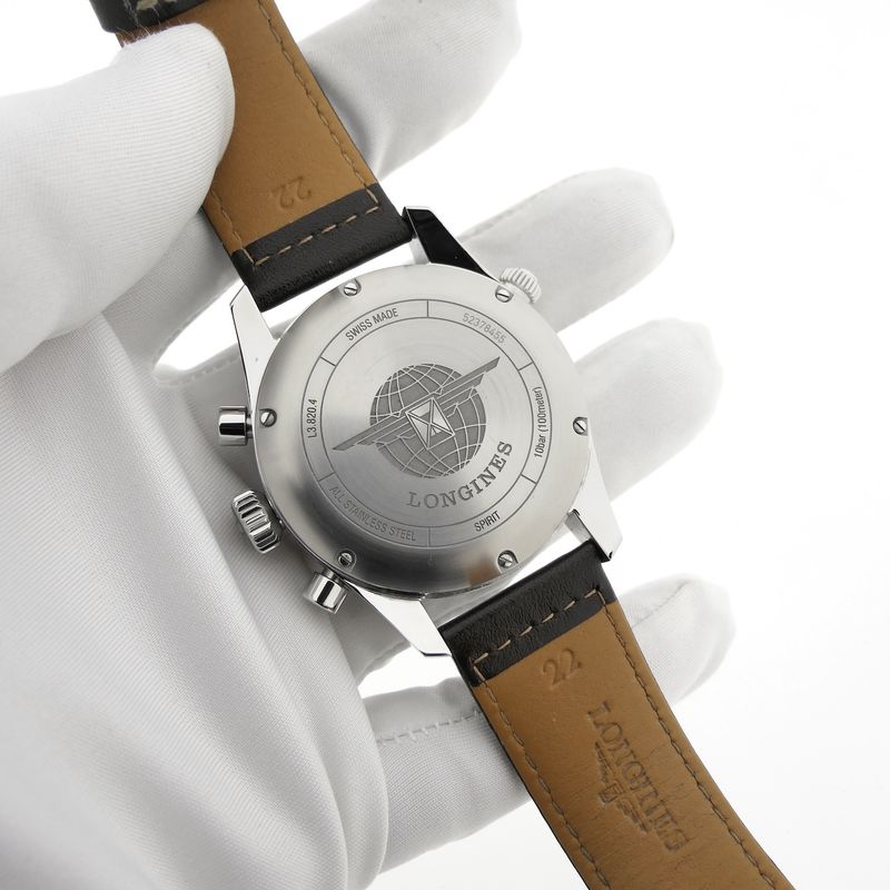 Image 10 of Longines Spirit Chronometer Chronograph L3.820.4; Automatic men's watch