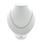 Image 3 of White gold jasseron necklace | 45 cm