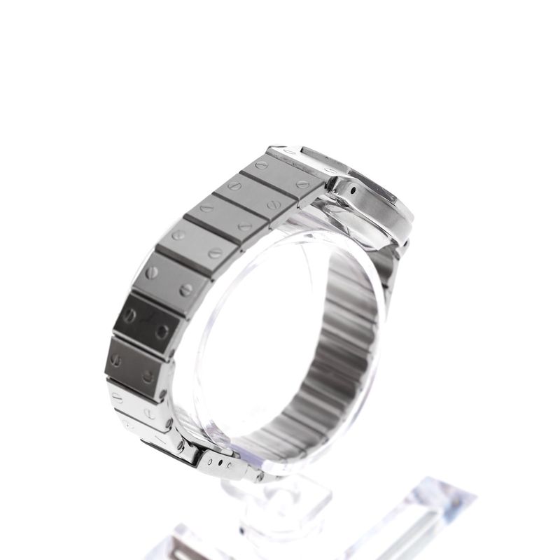 Image 9 of Cartier Santos Octagon Automatic 0906; Vintage ladies watch