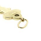 Image 8 of 18 carat gold pendant of a key
