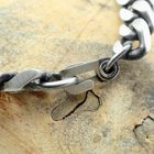 Image 6 of Silver robust gourmet link bracelet; Men | 21.5 cm