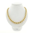 Image 1 of Gold twisted link chain
