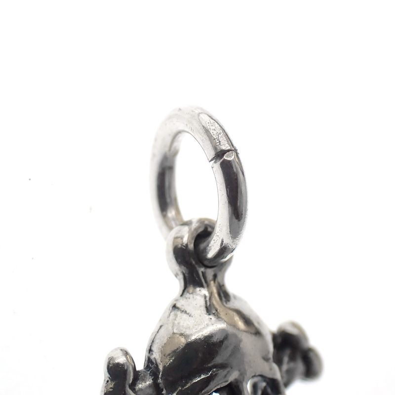 Image 4 of Silver charm; Skull