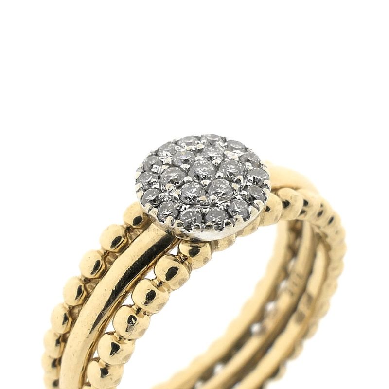 Image 3 of Gold ring with diamond | 0.25 ct.