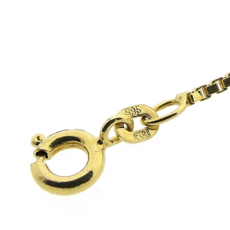 Image 7 of Long Venetian link necklace with pearls | 90.5 cm