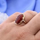Image 4 of Gold Ring with Carnelian