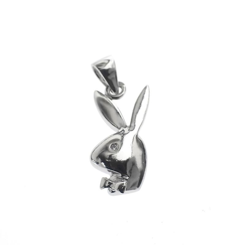 Image 1 of Silver charm; Playboy Bunny