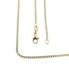 Image 1 of Gold gourmet link chain | 57 cm