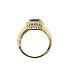 Image 5 of Gold ring with tanzanite and diamond | 0.24 ct.