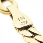 Image 10 of Gold flat gourmet link chain