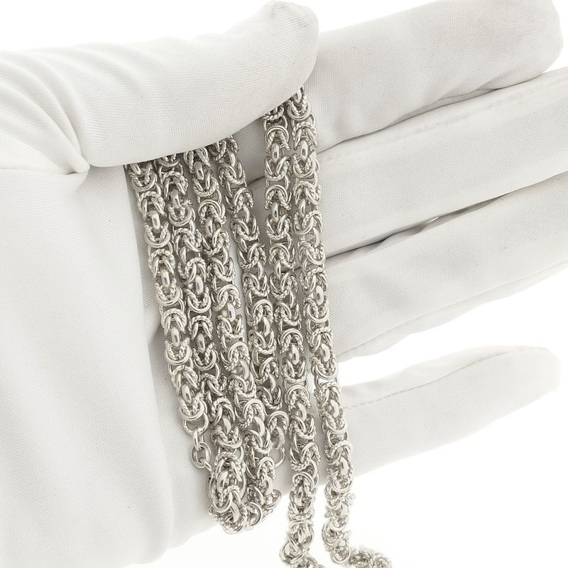 Image 9 of Silver long king chain | 80 cm