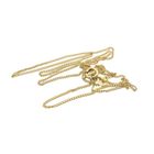 Image 6 of Gold thin gourmet link chain | 52.5 cm