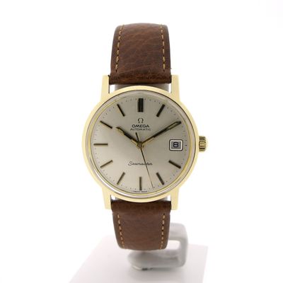 Omega Seamaster Automatic 166.163; Vintage 14k gold watch Image 1 of Omega Seamaster Automatic 166.163; Vintage 14k gold watch