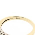 Image 6 of Gold ring with diamond; 0.15 ct.