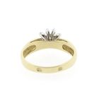 Image 4 of Gold entourage ring with diamond | 0.12 ct.