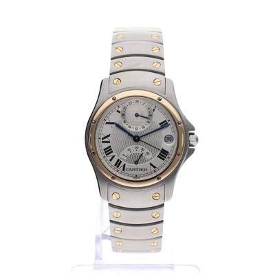 Image 1 of Cartier Santos Ronde Aviator '150 Years Limited Edition' W20038R3; Automatic watch with GMT